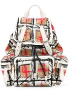 Burberry Scribble Vintage Check Backpack - Multicolour
