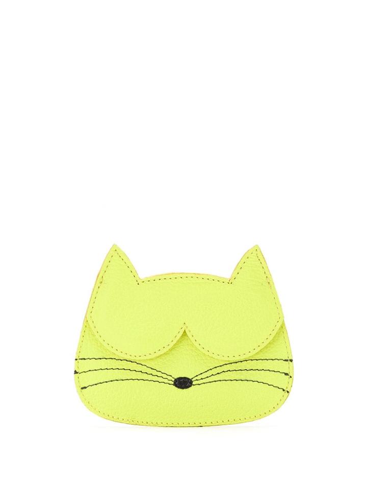 Sarah Chofakian Porta Cartão Gato - Green