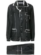 Prada Tie-dye Two-piece Suit - Black