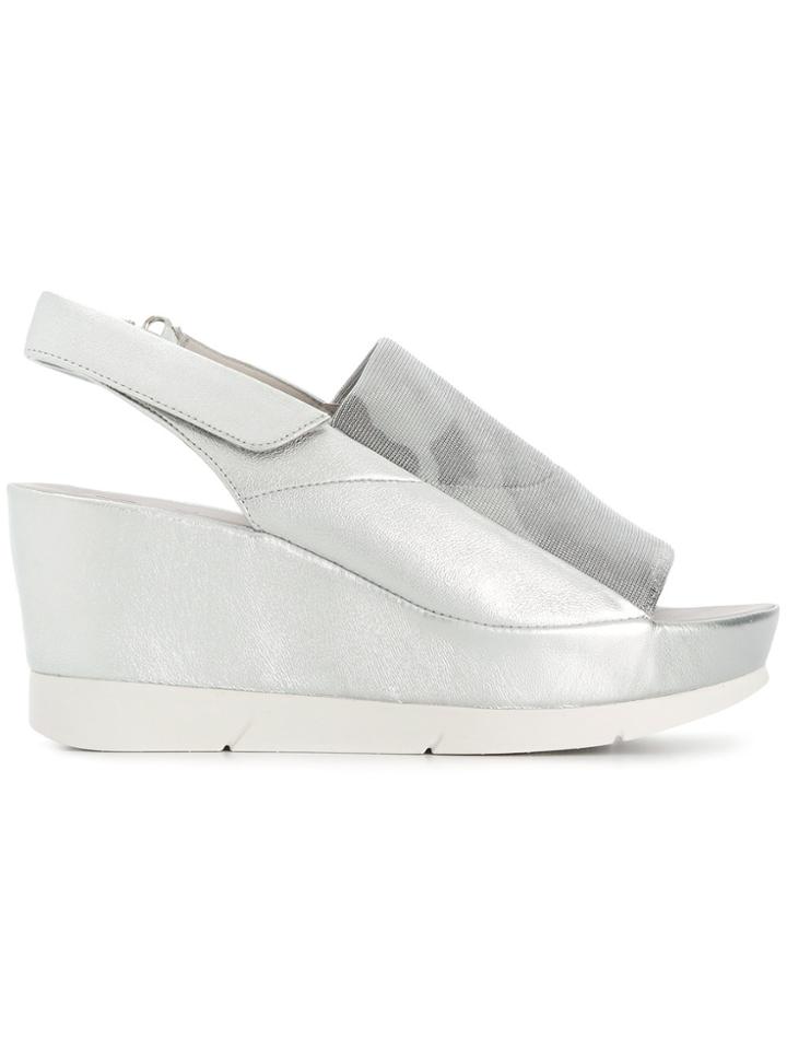 Hogl Wedge Sandals - Metallic