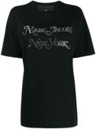 Marc Jacobs Crystal Embellished T-shirt - Black