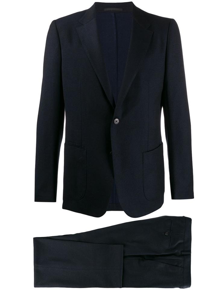 Z Zegna Slouchy Fit Suit - Blue
