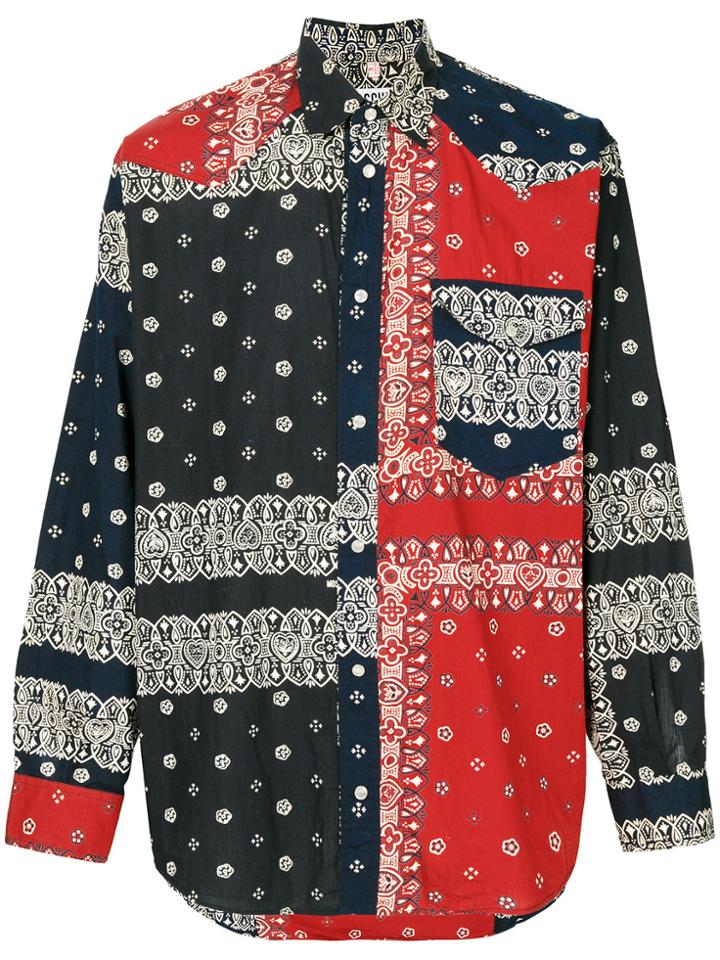 Moschino Vintage Printed Shirt - Blue