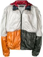 Y / Project Colour-block Rain Jacket - Grey