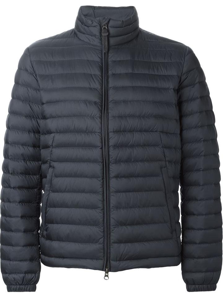 Woolrich Padded Jacket, Men's, Size: Medium, Blue, Nylon/feather Down