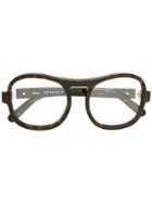 Chloé Square Tortoiseshell Optical Frames, Brown, Acetate/metal (other)