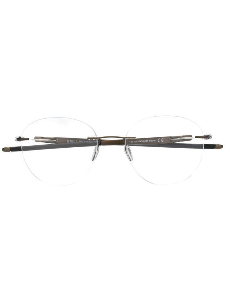 Oakley Round Glasses - Metallic