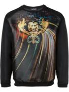Antpitagora Digital Print Sweatshirt, Men's, Size: Medium, Black, Polyester/cotton