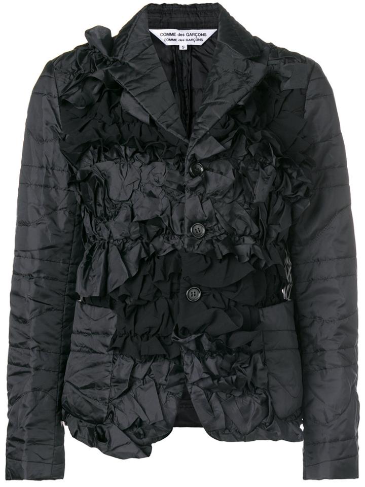 Comme Des Garçons Comme Des Garçons Ruffle Organza Padded Blazer -