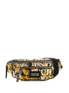 Versace Jeans Couture Baroque Print Belt Bag - Black