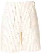 The Silted Company Striped Shorts - Neutrals