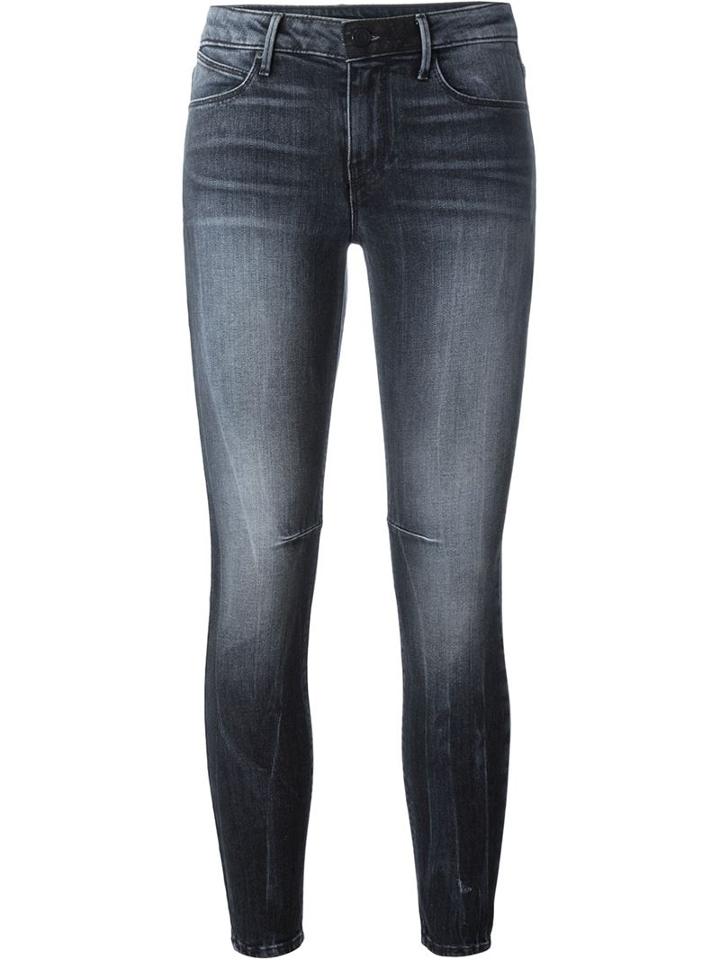 Rta Cropped Skinny Jeans, Women's, Size: 29, Black, Cotton/polyester/spandex/elastane