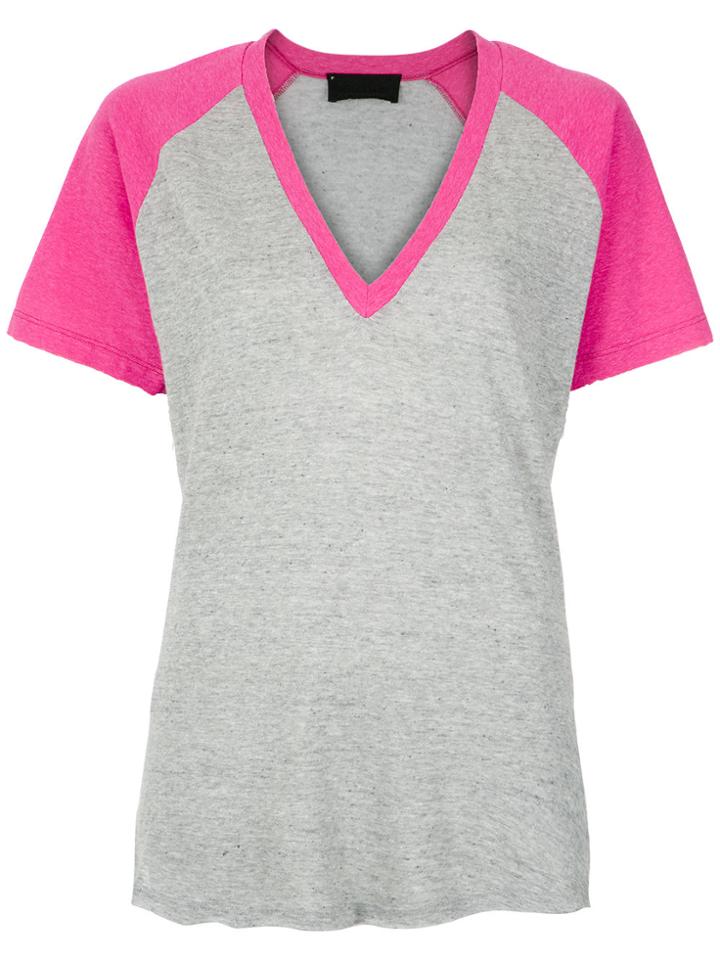 Andrea Bogosian Raglan Sleeves Blouse - Grey