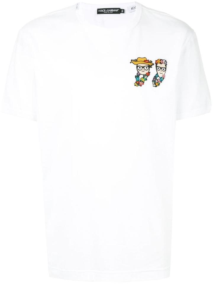 Dolce & Gabbana Dg Family Patch T-shirt - White