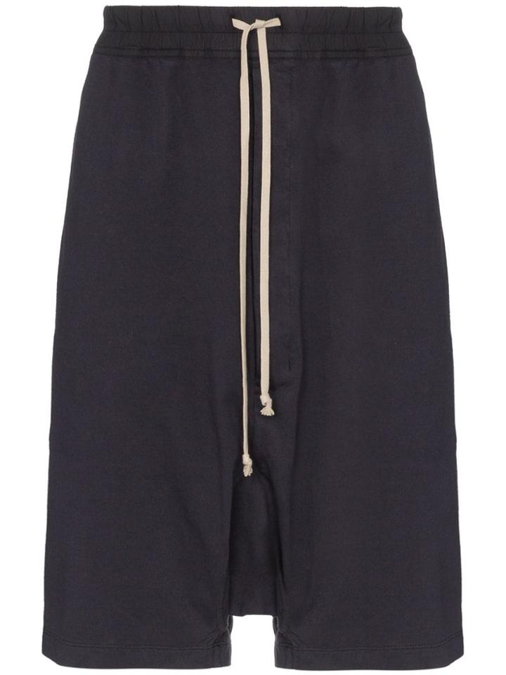 Rick Owens Drkshdw Elasticated Waistband Shorts - Blue