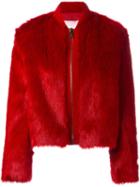 Giamba Fur Bomber Jacket