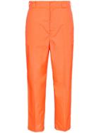 Prada Fluorescent Cropped Trousers - Yellow