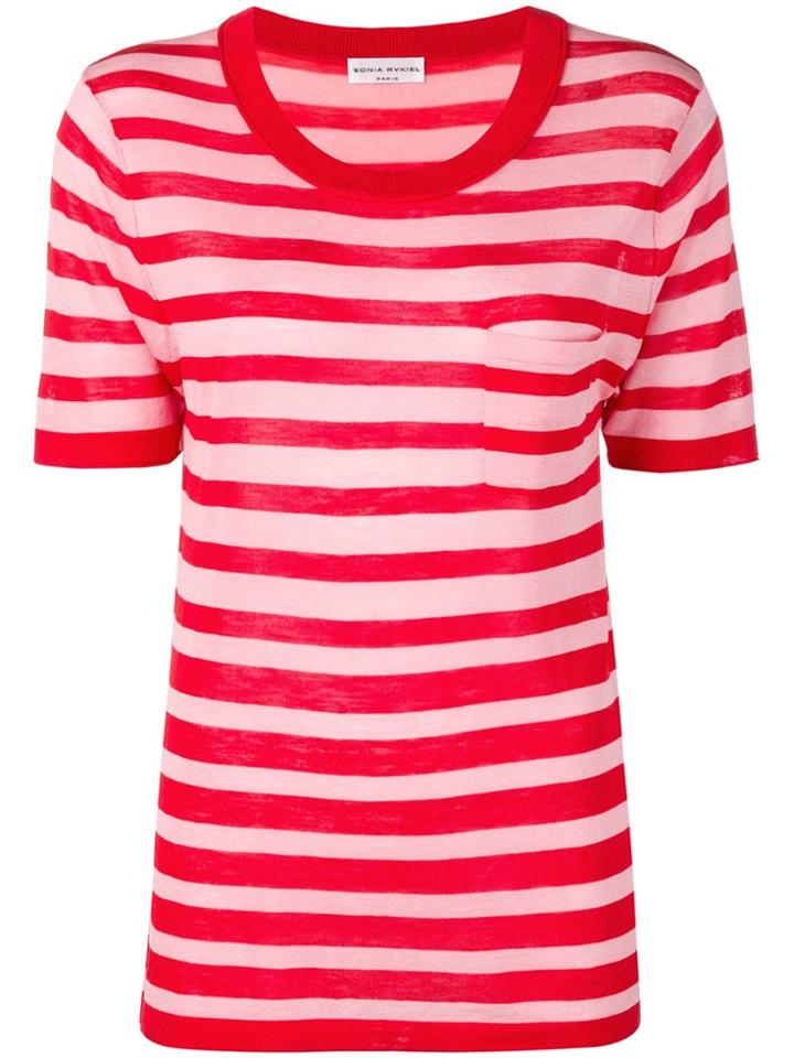 Sonia Rykiel Striped T-shirt - Pink