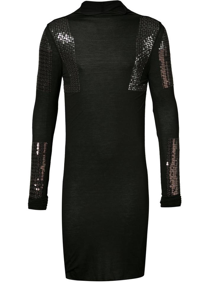 Rick Owens - Sequinned Shirt - Men - Cotton/polyamide/viscose - M, Black, Cotton/polyamide/viscose