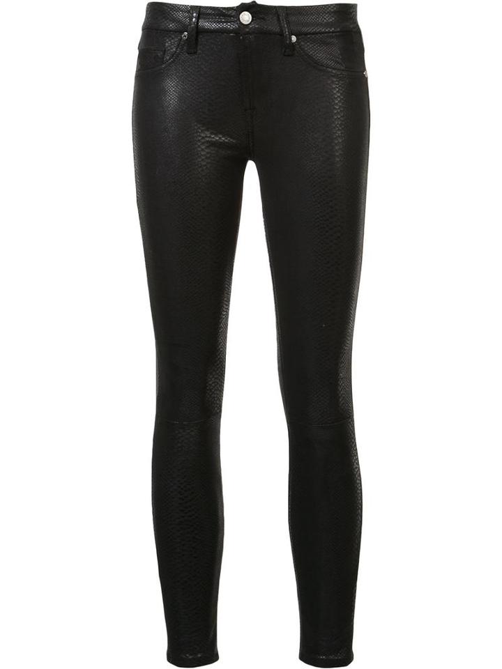 7 For All Mankind Skinny Jeans, Women's, Size: 30, Black, Polyester/spandex/elastane