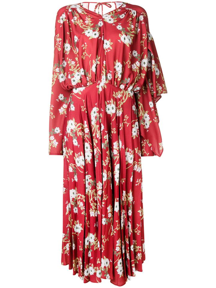 Act N&deg;1 Floral-print Dress - Red