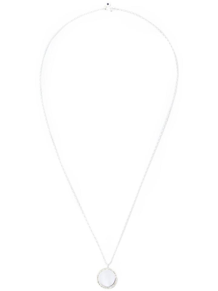 Astley Clarke Medium 'cosmos' Diamond Locket Pendant Necklace, Women's, Metallic