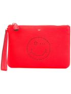 Anya Hindmarch - Clutch Bag - Women - Leather - One Size, Yellow/orange, Leather