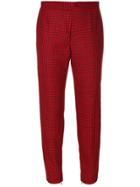 Red Valentino Houndstooth Cropped Trousers