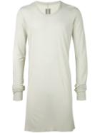 Rick Owens Long-length T-shirt, Men's, Size: Large, Viscose/silk