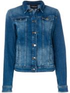 Emporio Armani Faded Denim Jacket - Blue