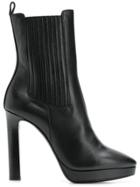 Saint Laurent Hall Chelsea Ankle Boots - Black