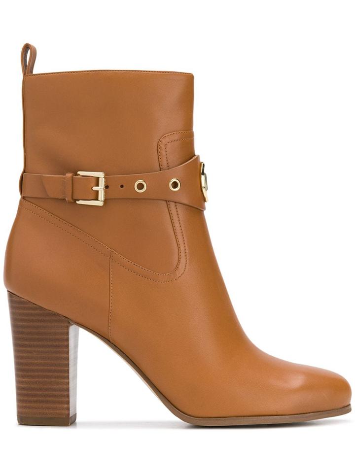 Michael Michael Kors Heather Ankle Boots - Nude & Neutrals