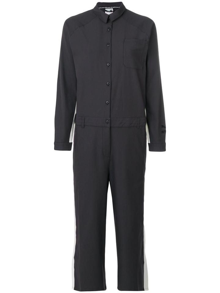 Puma Stripe Detail Jumpsuit - Black