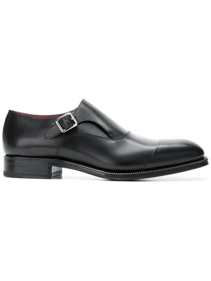 Alexander Mcqueen Classic Monk Shoes - Black