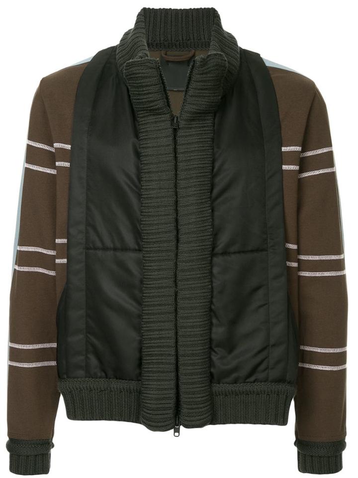 Craig Green Striped Sleeves Panelled Jacket