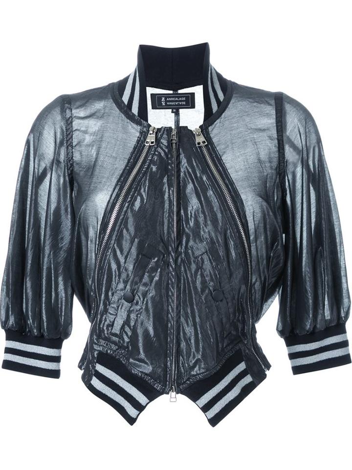 Anrealage 'mirror See-through Ma-1' Jacket