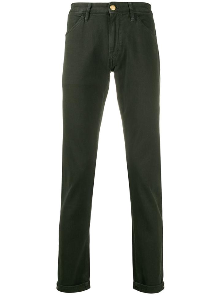 Pt05 Straight-leg Trousers - Green
