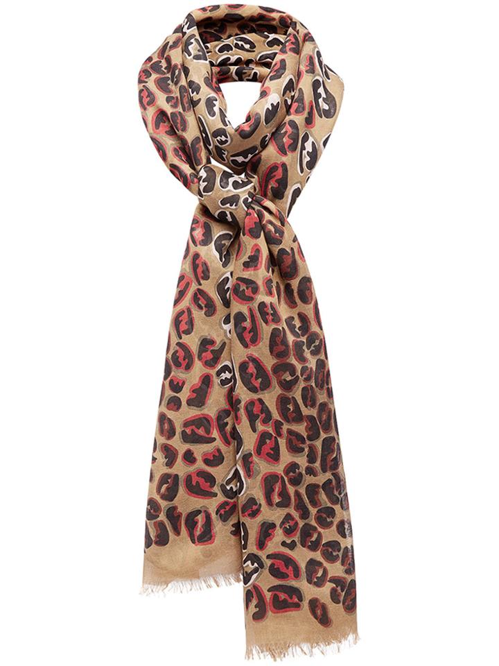 Fendi Splash Ff Maxi Stole Scarf - Nude & Neutrals