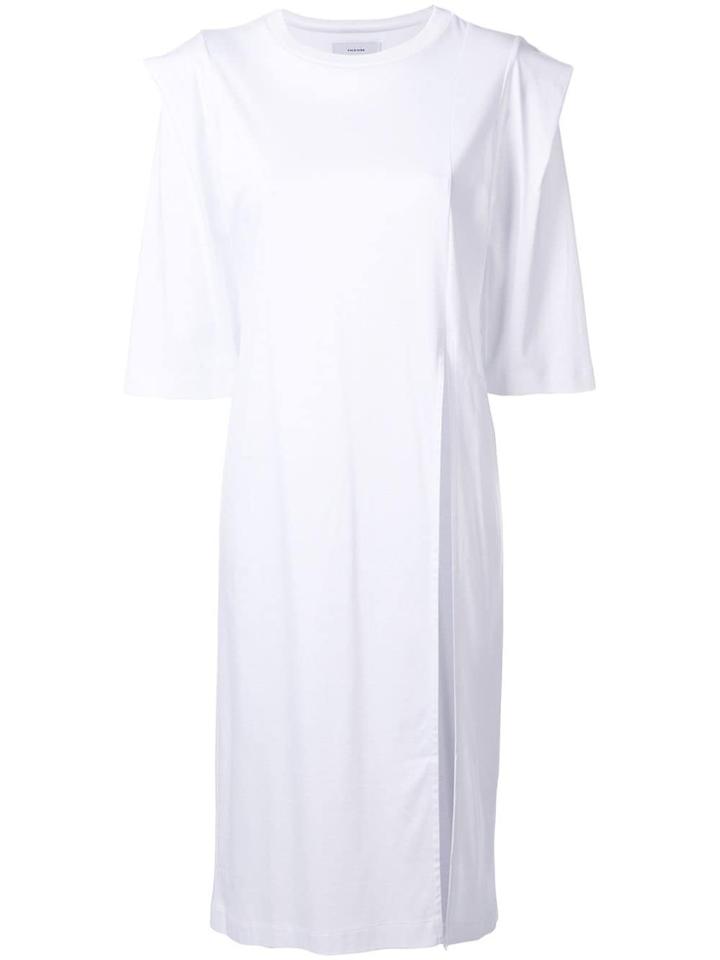 Facetasm Side Slit Dress - White