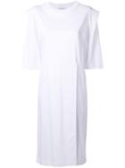 Facetasm Side Slit Dress - White