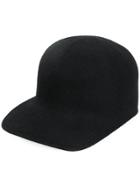 Overhead Shaved Lapin Ball Cap - Black