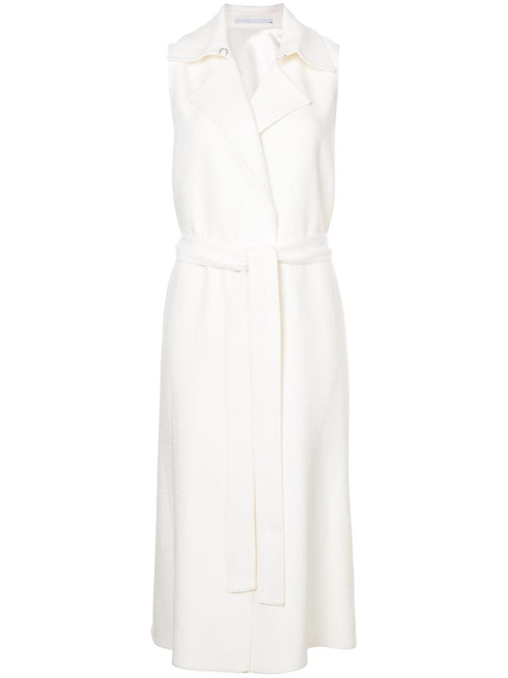 Rosetta Getty Cropped Back Vest - White