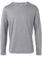 Eleventy - Crew Neck Sweatshirt - Men - Cotton - S, Grey, Cotton