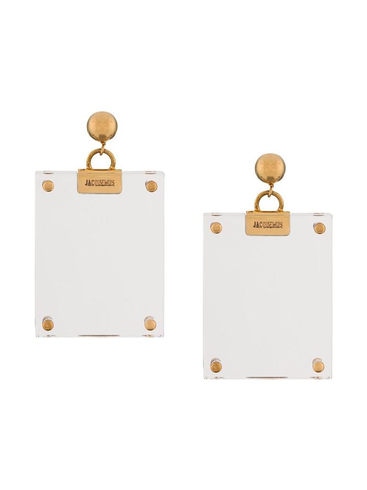 Jacquemus Les Cadres Earrings - Gold