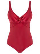 Lygia & Nanny V-neck Swimsuit - Red