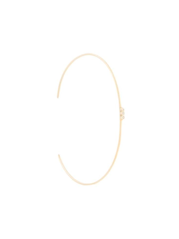 Jennie Kwon Diamond Embellished Cuff Bracelet - Gold