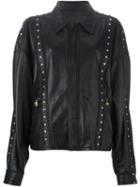 Versace Vintage Studded Leather Jacket