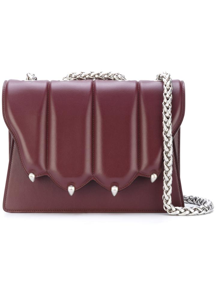 Marco De Vincenzo Paw Shaped Shoulder Bag - Pink & Purple