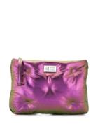 Maison Margiela Graphic Print Padded Clutch Bag - Pink