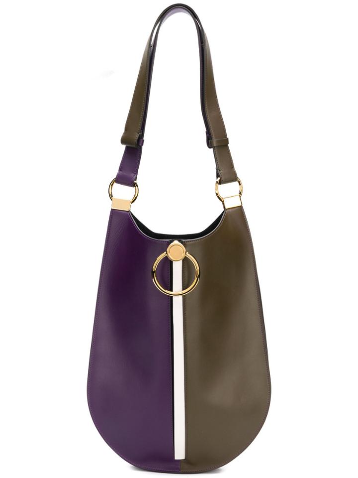 Marni Bicolour Shoulder Bag - Pink & Purple